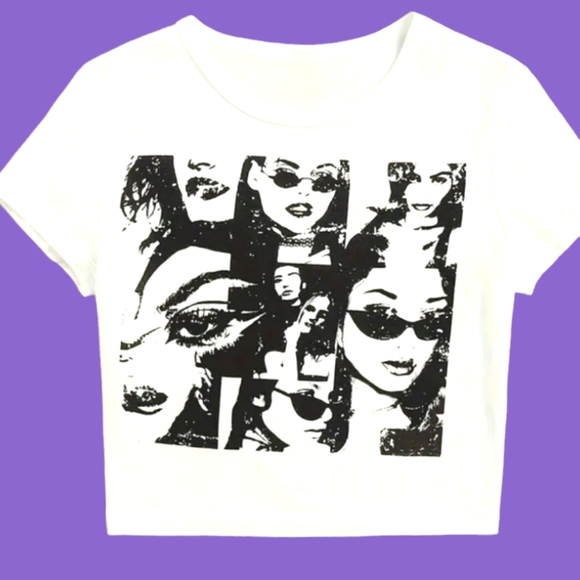 Tops - BLACK &WHITE T-SHIRT